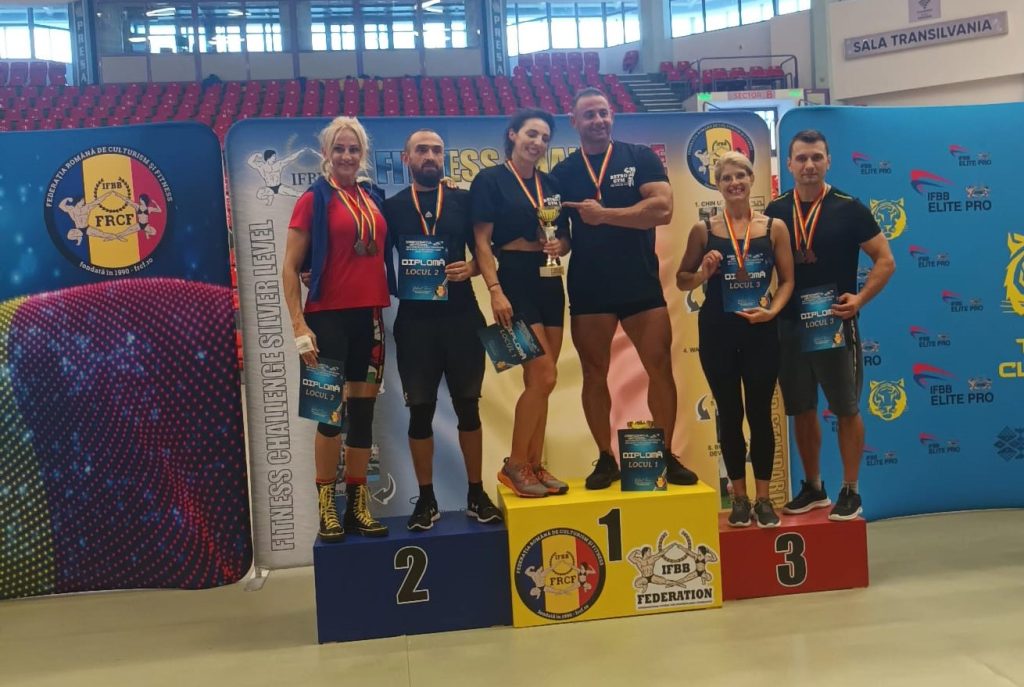 Jandarm vasluian dublu medaliat la Campionatul Național de Fitness și Culturism
