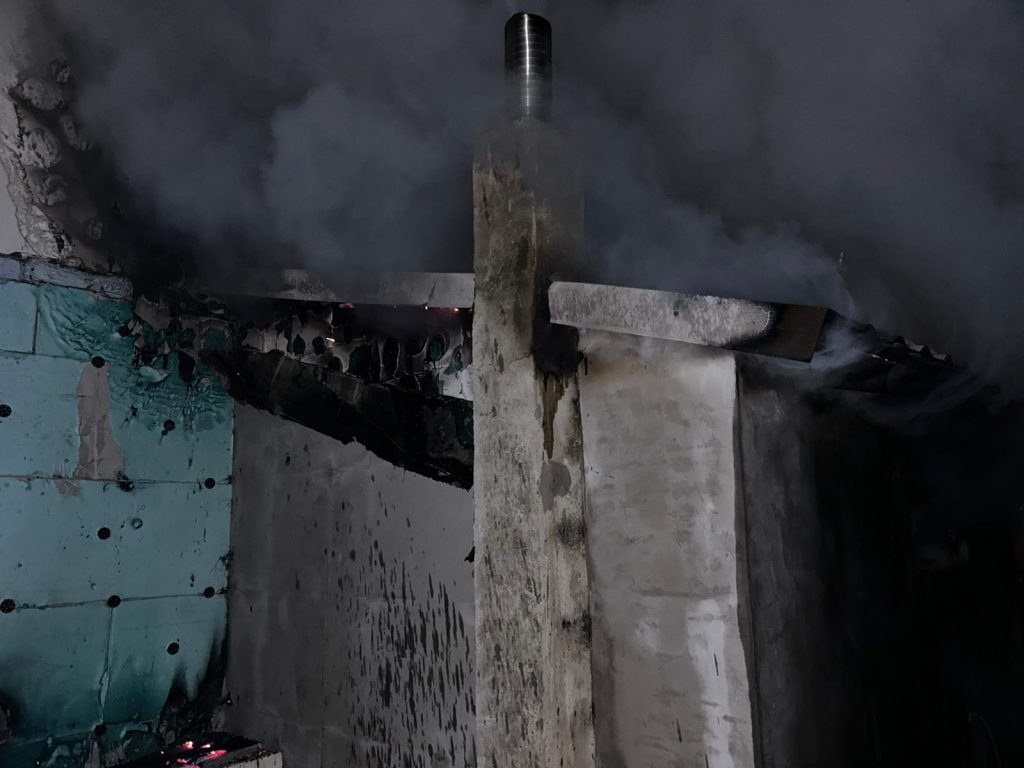 Incendiu izbucnit într-o locuință din localitatea Pungești, comuna Pungești 
