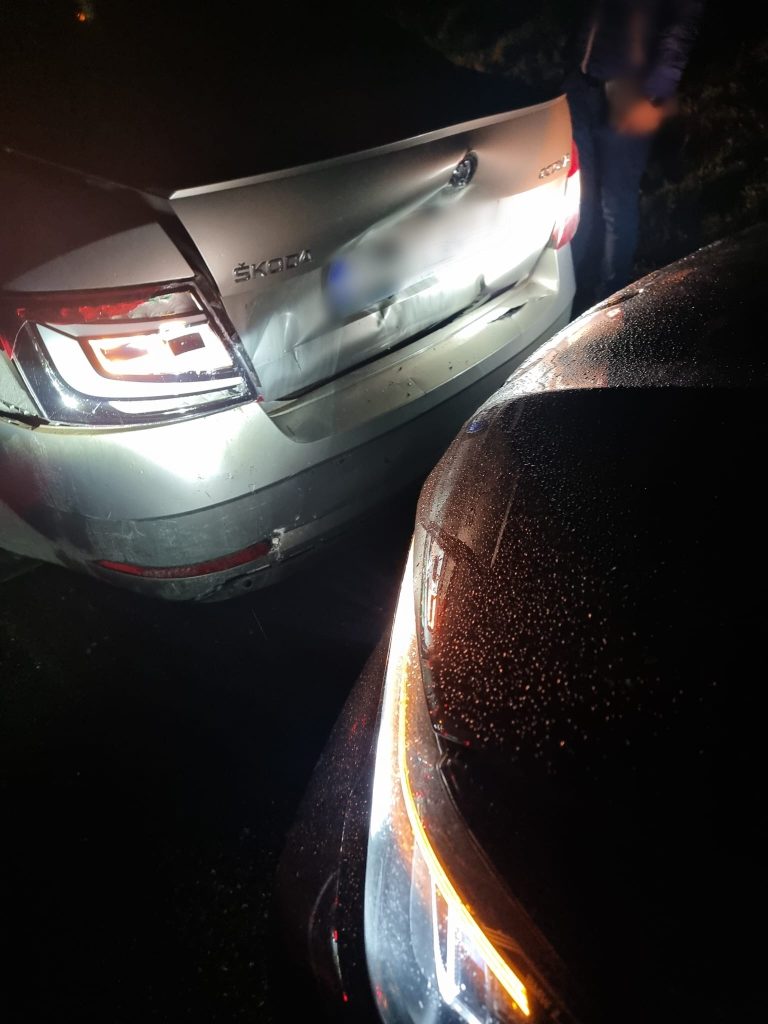 carambol, cu șapte autoturisme implicate