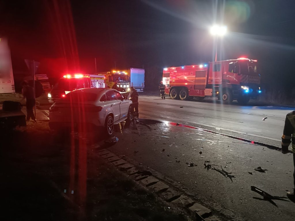 Accident rutier pe E85 la Drăgușeni