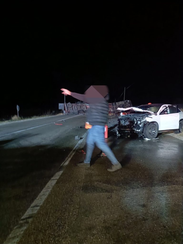 Accident rutier pe E85 la Drăgușeni
