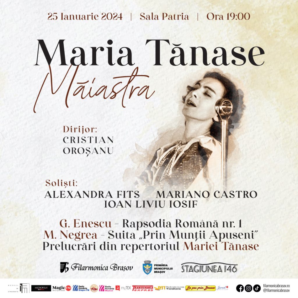 Filarmonica Brașov sărbătorește Unirea Principatelor Române cu un concert festiv 