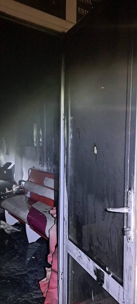 Incendiu la o frizerie din Bârlad