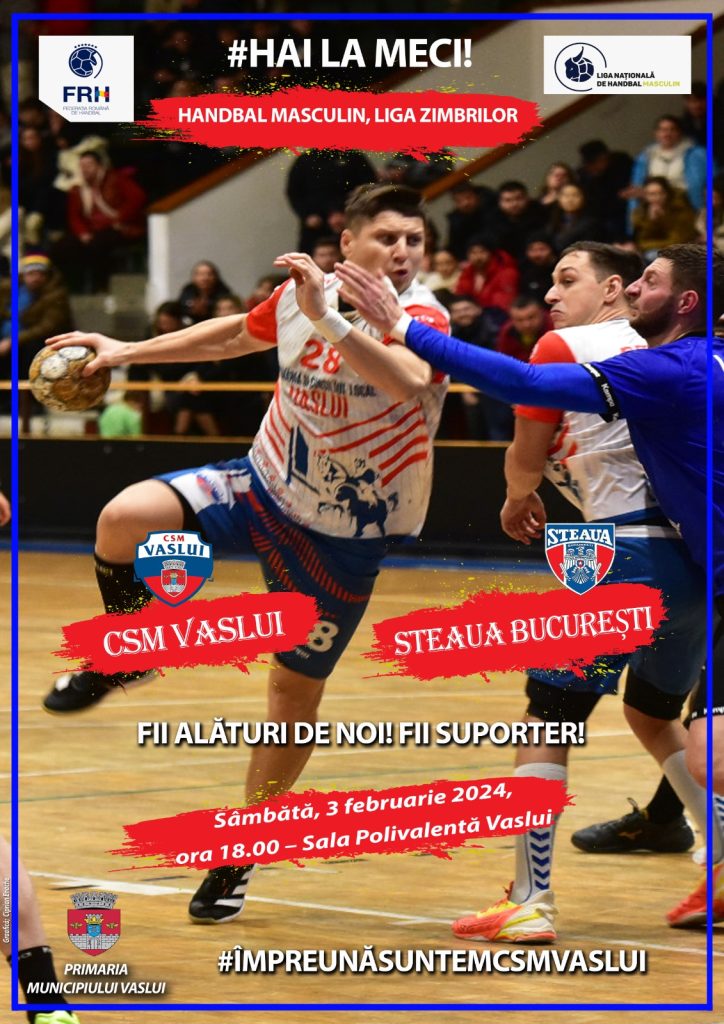 CSM Vaslui are nevoie de susținerea suporterilor 