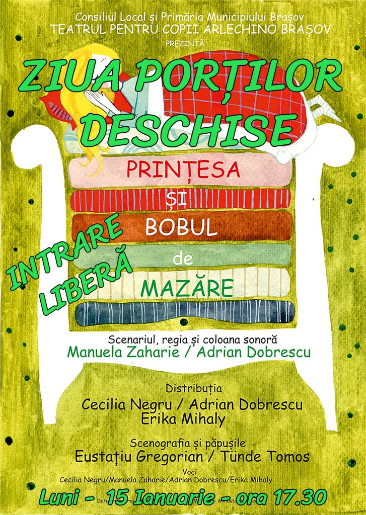Teatrul Arlechino invită publicul doritor la spectacole 