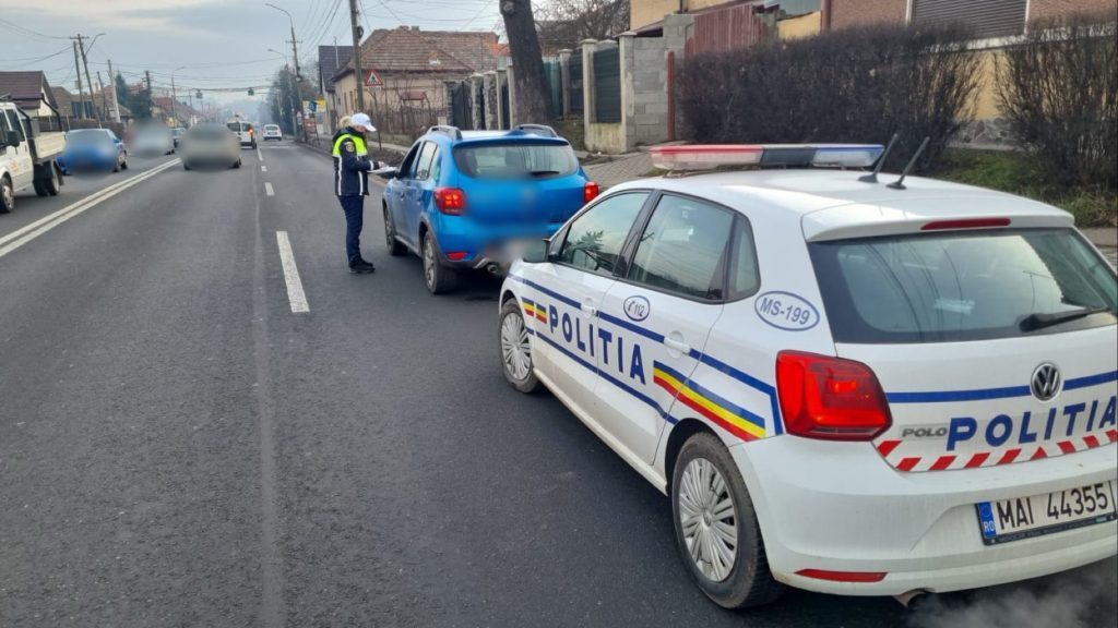 Acțiune a Poliției Rutiere pentru creșterea disciplinei rutiere