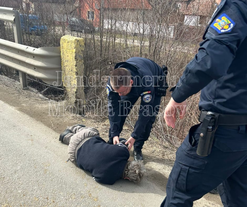 Jandarmii din Brașov salvează viața unui bărbat în criză de epilepsie