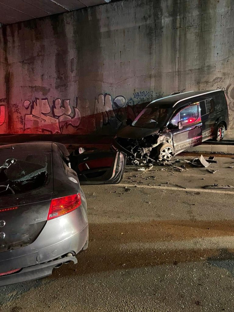 Accident rutier în municipiul Suceava, în zona Gării Burdujeni 