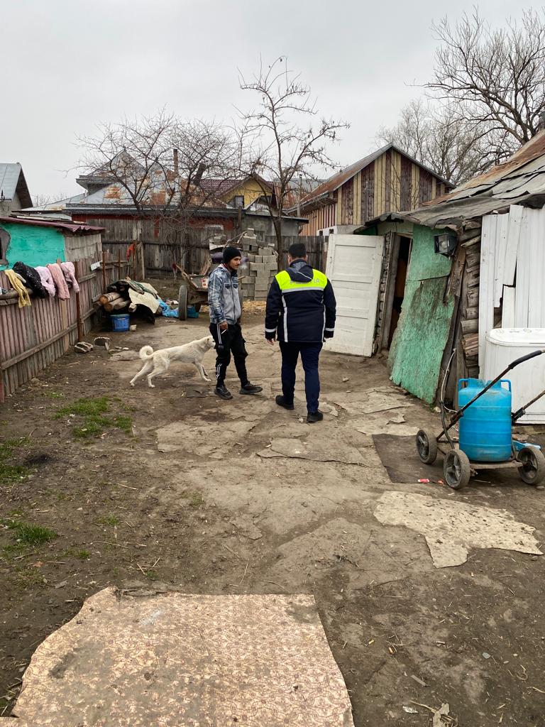 Acțiune amplă în Șcheia: siguranță publică, prevenirea abandonului școlar 