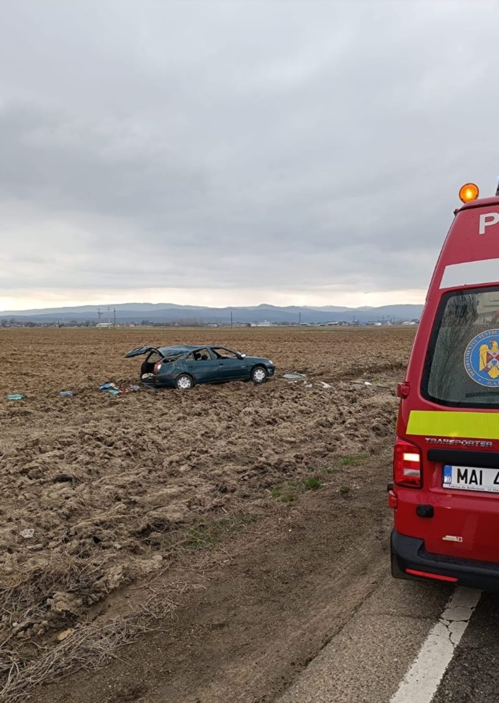 Accident rutier în Marginea: cinci persoane implicate, trei transportate la spital