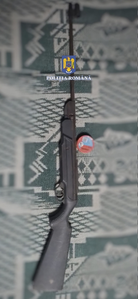 Polițiștii mureșeni au confiscat o armă neletală deținută fără drept