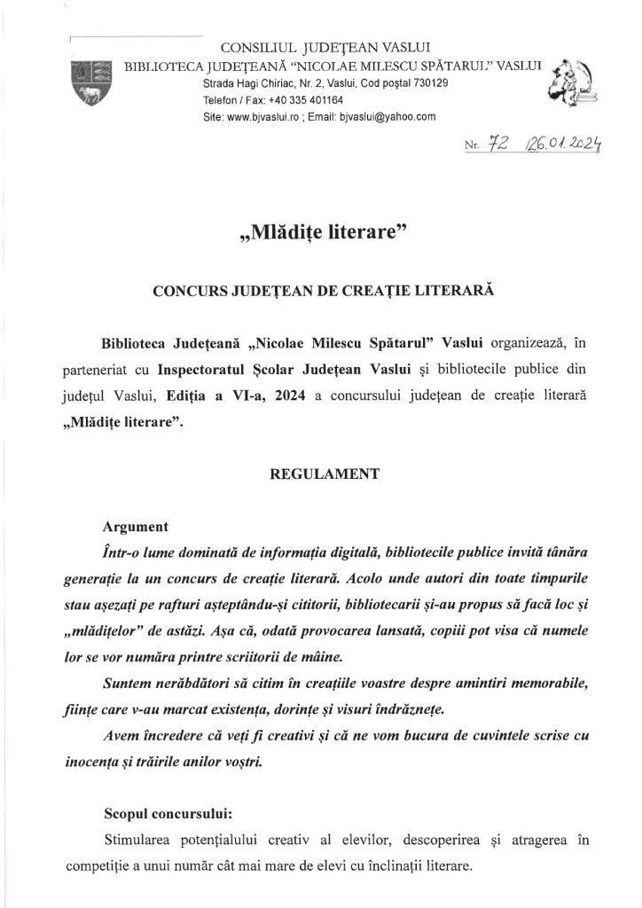 „Mlădițe literare”, ediția a VI-a