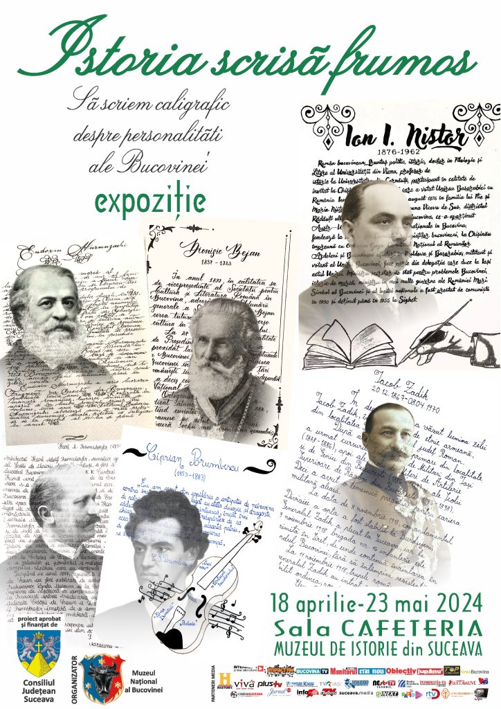 Expoziție de caligrafie la Muzeul Național al Bucovinei