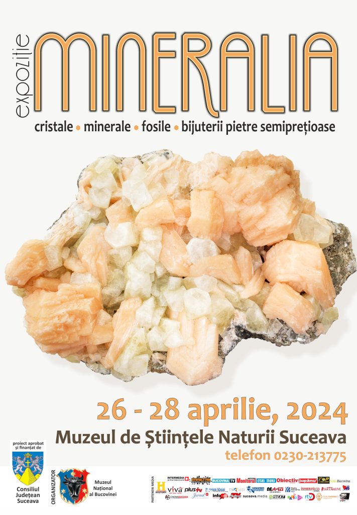 Muzeul Național al Bucovinei organizează Mineralia, ediția de primăvară
