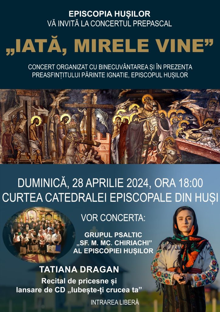 Concert de Florii la Huși: O seară de muzică și tradiție