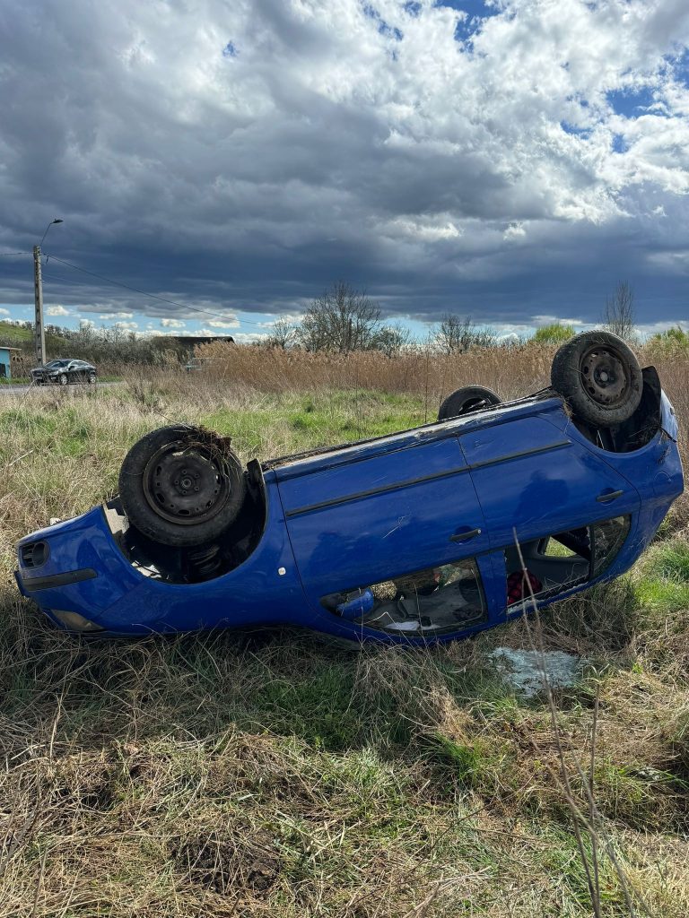 Un accident rutier s-a produs în localitatea Ideciu de Jos