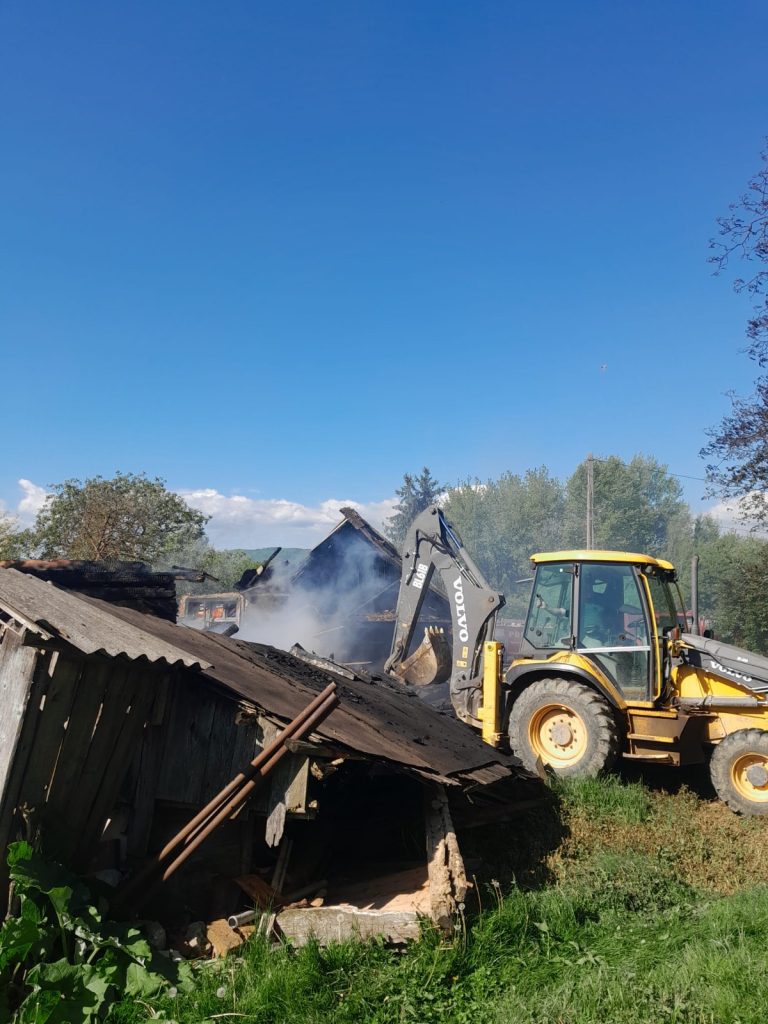 Incendiu cu o victimă decedată la Voitinel 