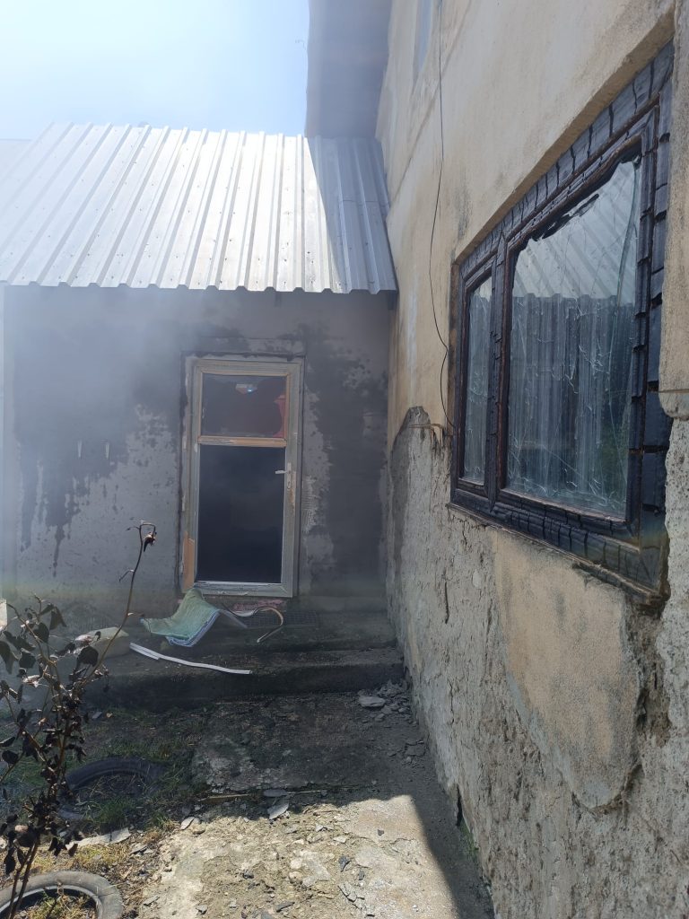 Incendiu la o construcție anexă din Rădăuți