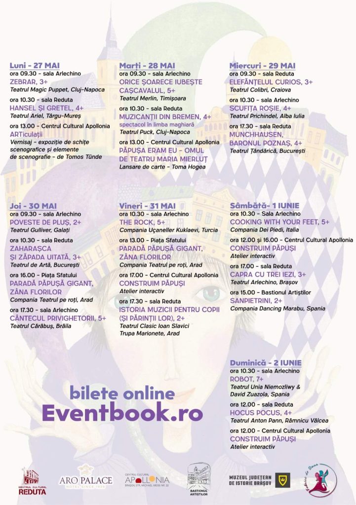 Festivalul Internațional de Teatru pentru Copii – ARLECHINO CARAVANA POVEȘTILOR- ediția a IX-a