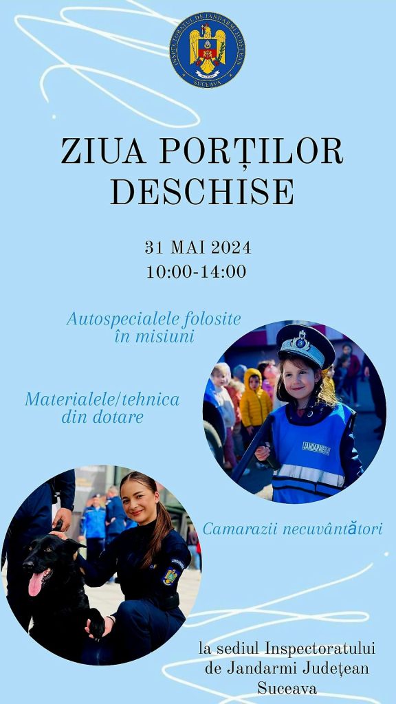 Jandarmeria Suceava a celebrat în avans Ziua Internațională a Copilului