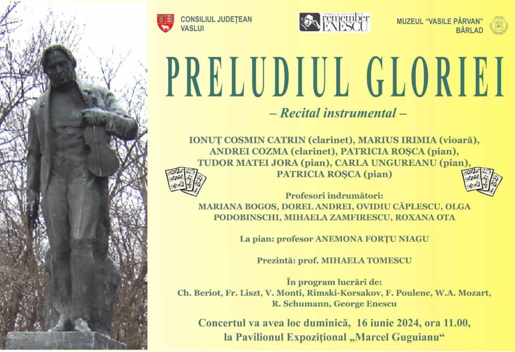 Recital instrumental la Muzeul „Vasile Pârvan”