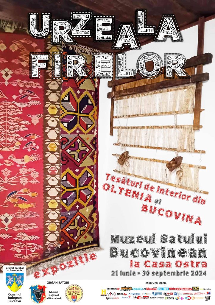 Expoziție „URZEALA FIRELOR - Țesături de interior din Oltenia și Bucovina”