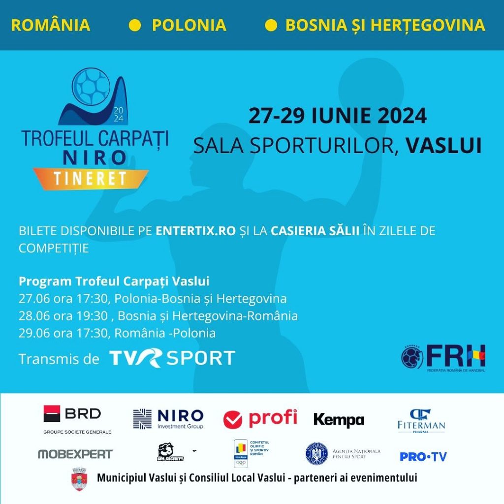 Trofeul Carpați NIRO 2024 aduce handbal de top la Vaslui