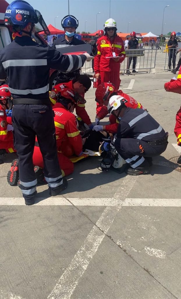 ISU Mureș triumfător la Competiția Națională de Descarcerare 