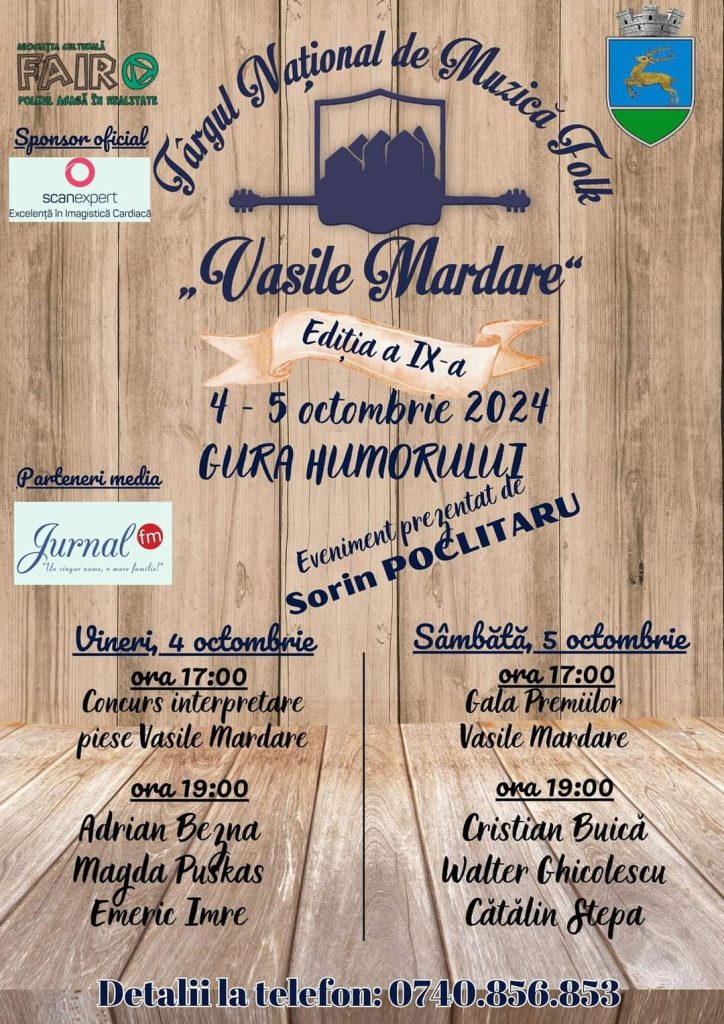 „Târgul Național de Folk Vasile Mardare”  a ajuns la a IX-a ediție a festivalului