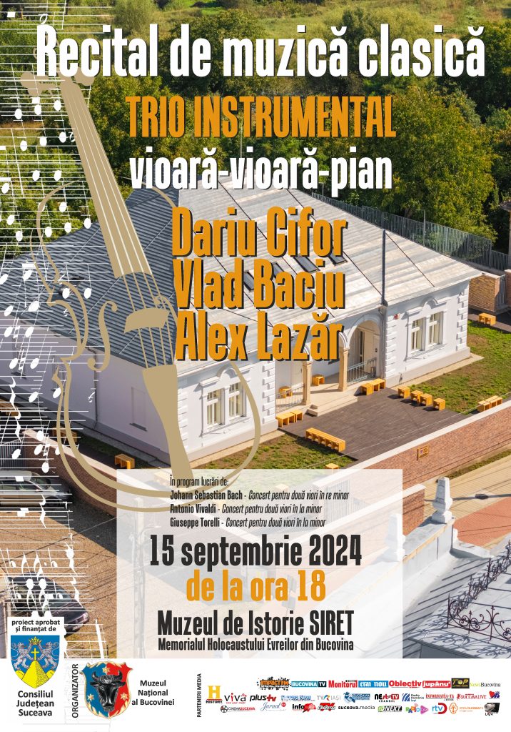 Recital de muzică clasică la Muzeul de Istorie Siret