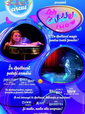 LADY BUBBLE SHOW pe 30 septembrie la Centrul Cultural Reduta