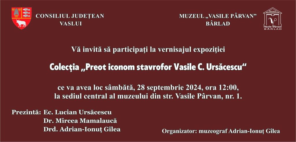 Colecția „Preot iconom stavrofor Vasile C. Ursăcescu”
