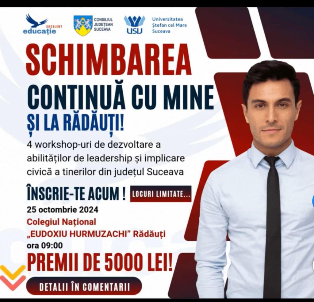 Ultima zi a programului educaţional Săptămâna Verde a debutat la Colegiul Național „Eudoxiu Hurmuzachi”