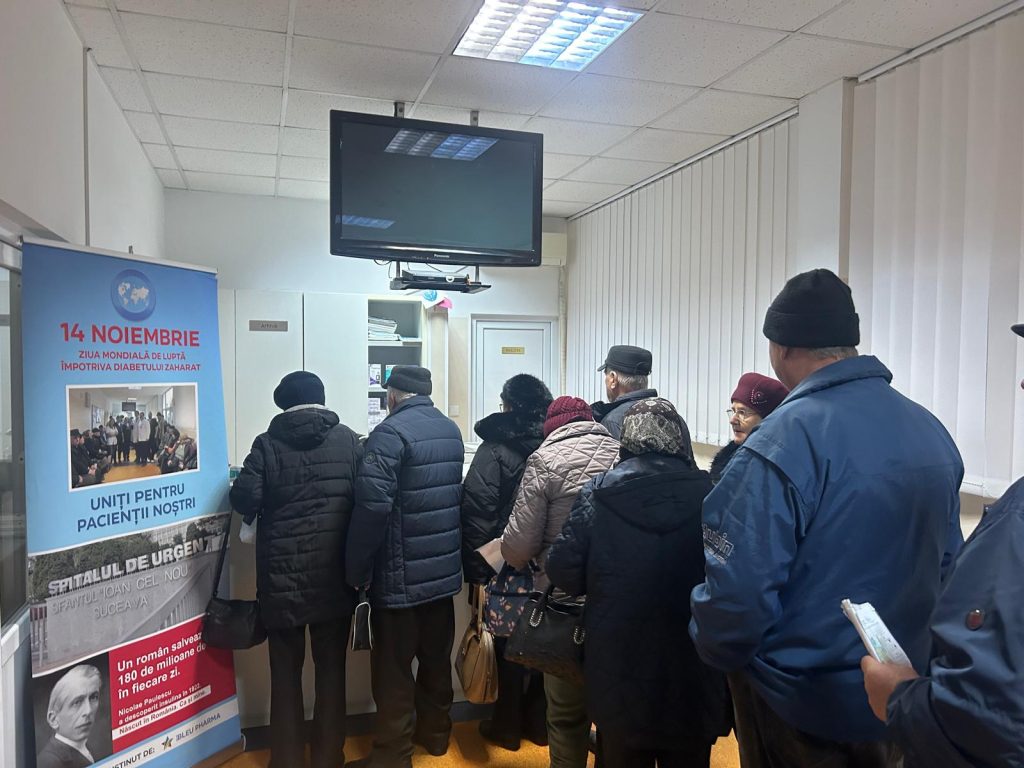 Hemoglobina glicozilată, compoziția corporală și glicemia măsurate gratuit în ambulatoriului de diabet zaharat la Spitalul Clinic Județean Suceava cu ocazia Zilei Mondiale a Diabetului Zaharat