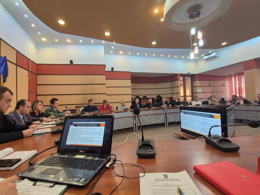 Miercuri, 26 februarie 2025, Comitetul Județean pentru Situații de Urgență Neamț