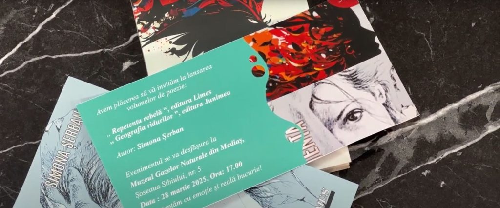 Simona Șerban, originară din Mediaș, își va lansa două noi volume de poezii