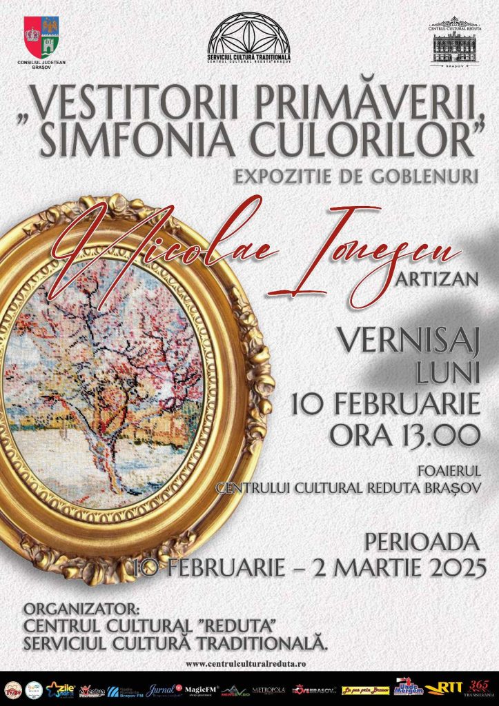 Vernisajul Expoziției de goblenuri „Vestitorii Primăverii, Simfonia Culorilor”