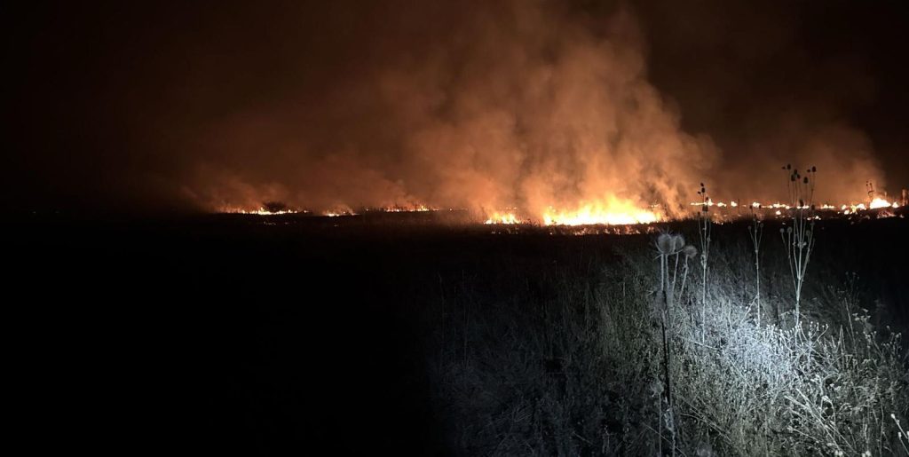 Val de incendii în județul Sibiu: nu mai puțin de 17 incendii