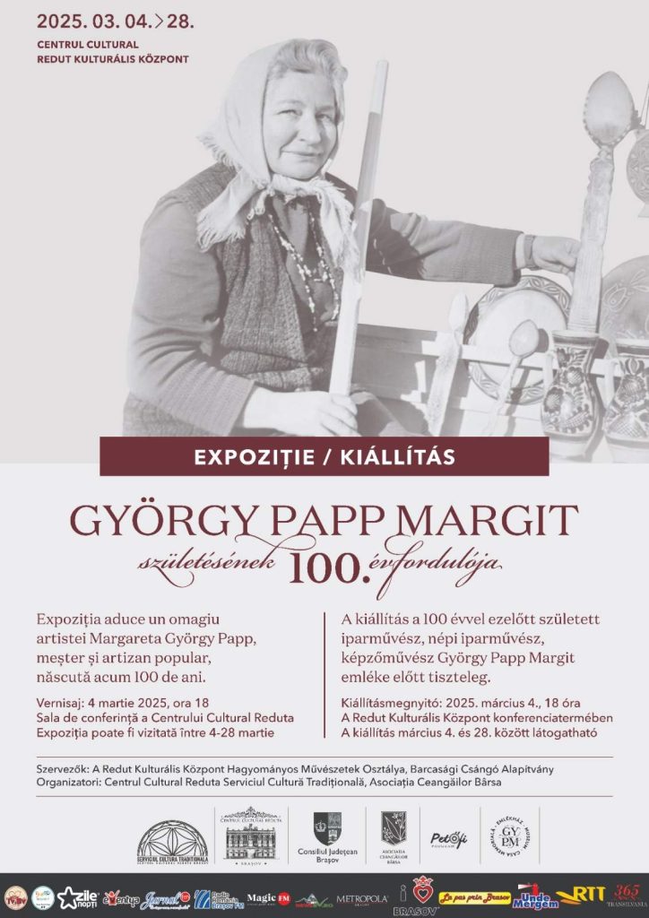 În perioada 4 – 28 martie 2025, foaierul Centrului Cultural „Reduta”