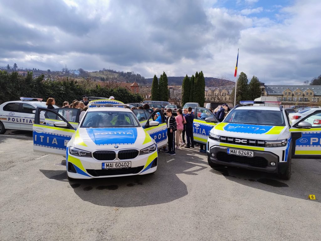 Poliția municipiului Sighișoara a organizat astăzi, 25 martie 2025
