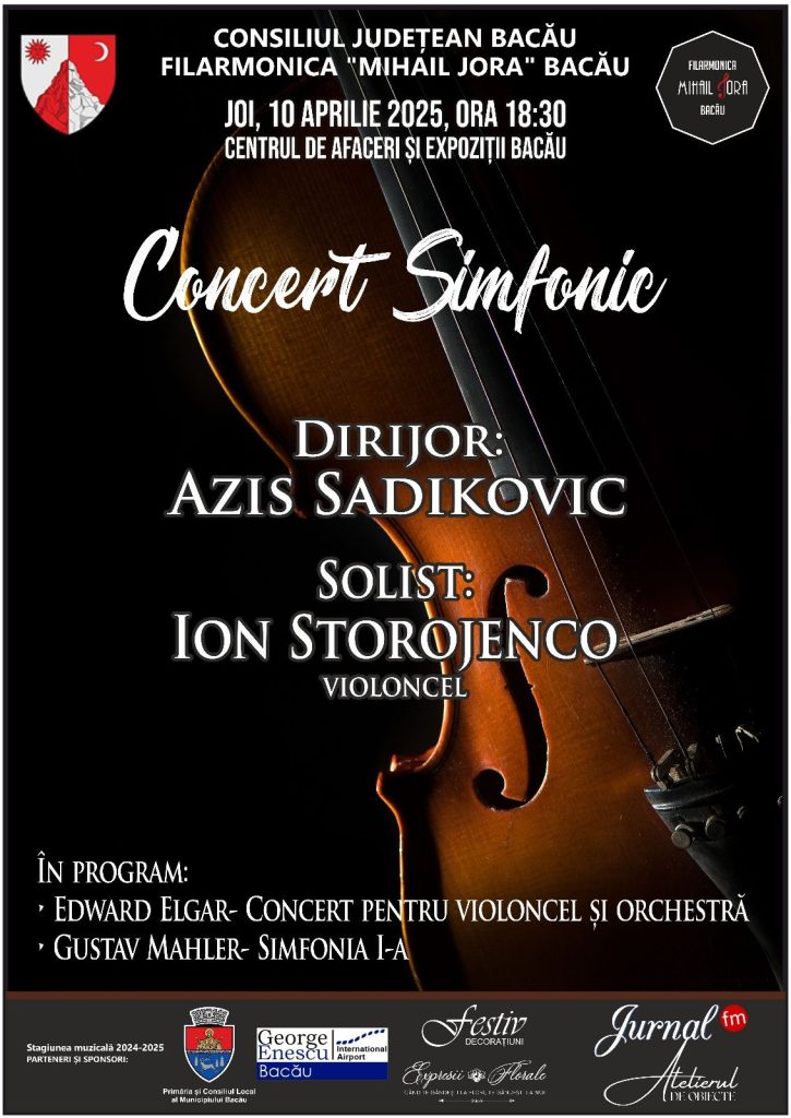 Joi, 10 aprilie, la ora 18:30, va avea loc un concert de excepție