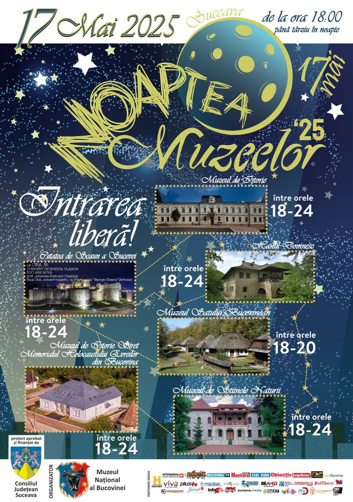 Pe 17 mai 2025, cu ocazia Nopții Muzeelor, Muzeul Național al Bucovinei