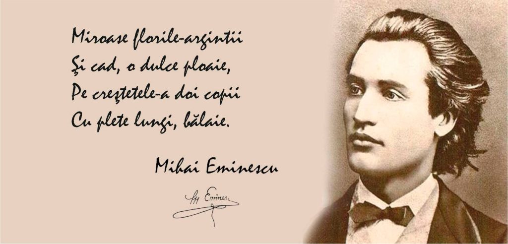 Cu ocazia împlinirii a 136 de ani de la trecerea în eternitate a poetului național Mihai Eminescu