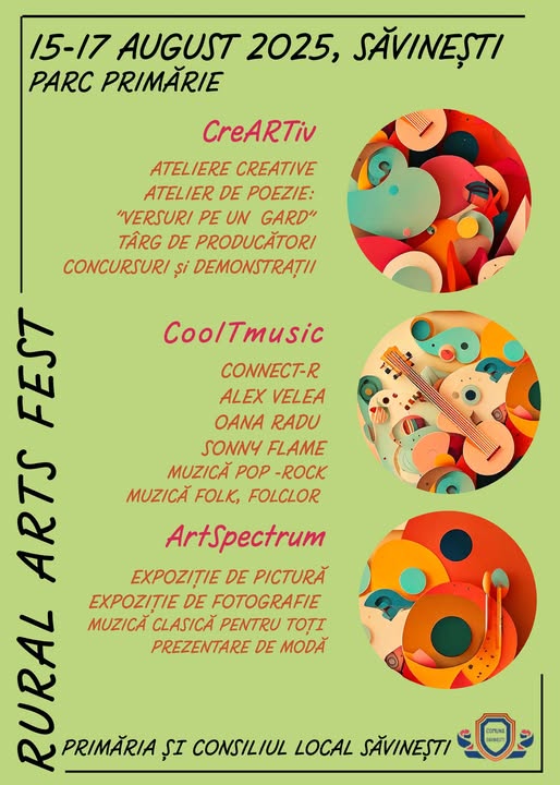 Vă invit la Rural Arts Fest, un festival în aer liber 