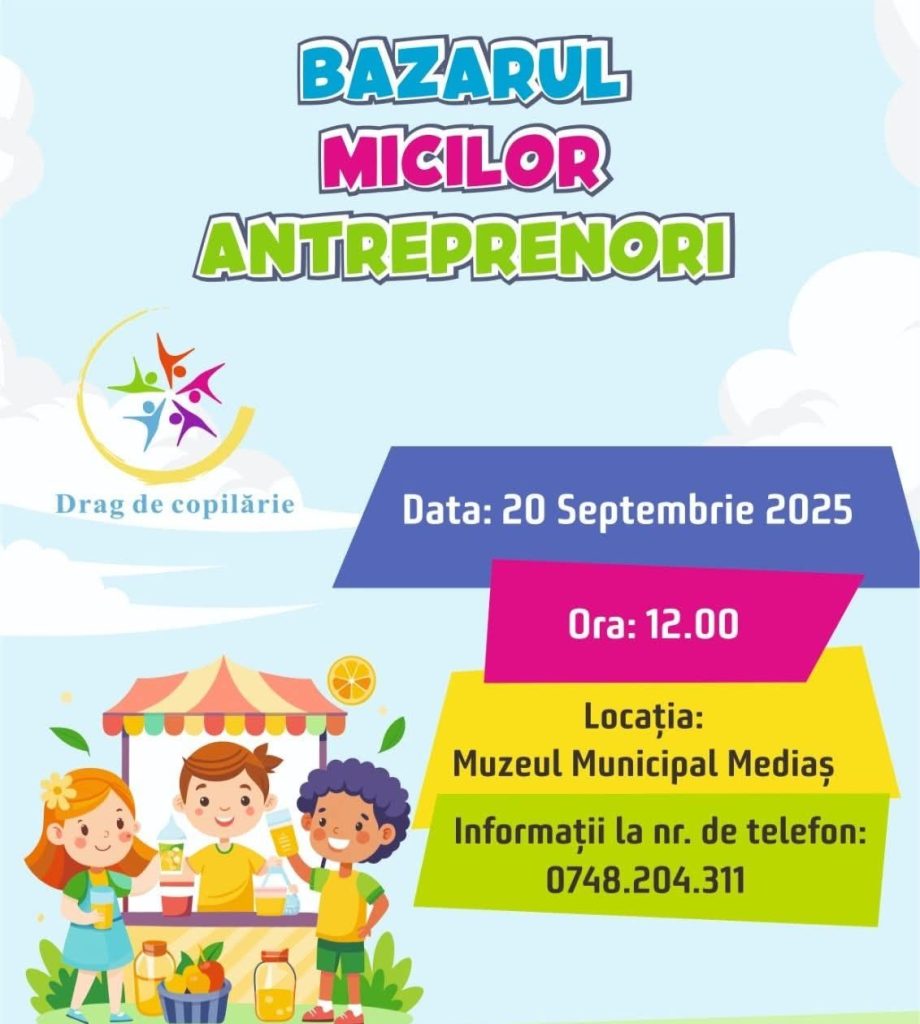 Sâmbătă, 20 septembrie, Mediașul va găzdui o serie de evenimente