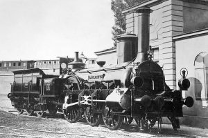 Regele Carol I a inaugurat primul tren din România