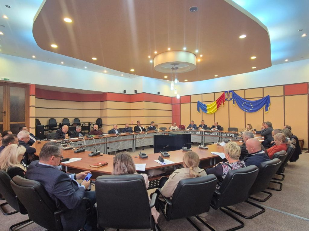 Pe 26 septembrie 2025, ședința Colegiului Prefectural al Județului