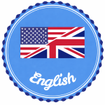 English language unity badge