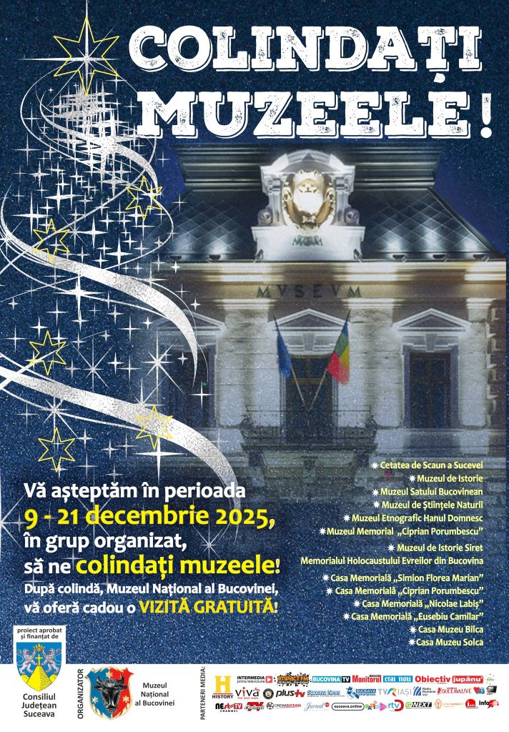 În perioada 9–21 decembrie 2025, Muzeul Național al Bucovinei 