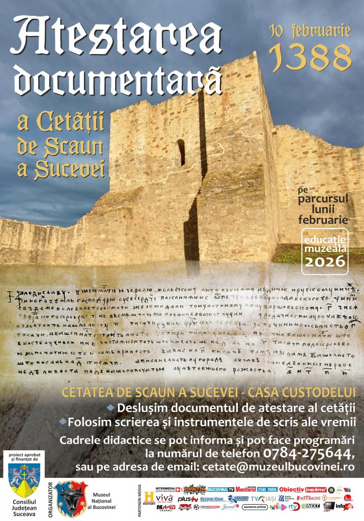 Muzeul Național al Bucovinei continuă la Cetatea de Scaun a Sucevei